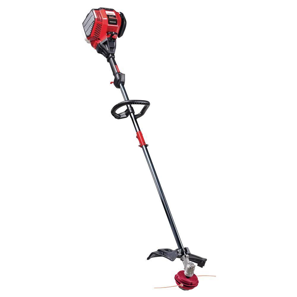 30 CC 4-Cycle Straight Shaft Gas Trimmer with Attachment Capabilities