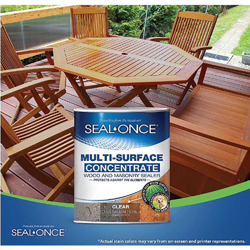 Seal Once Multi-Surface Concentrate Wood and Masonry Sealer gal