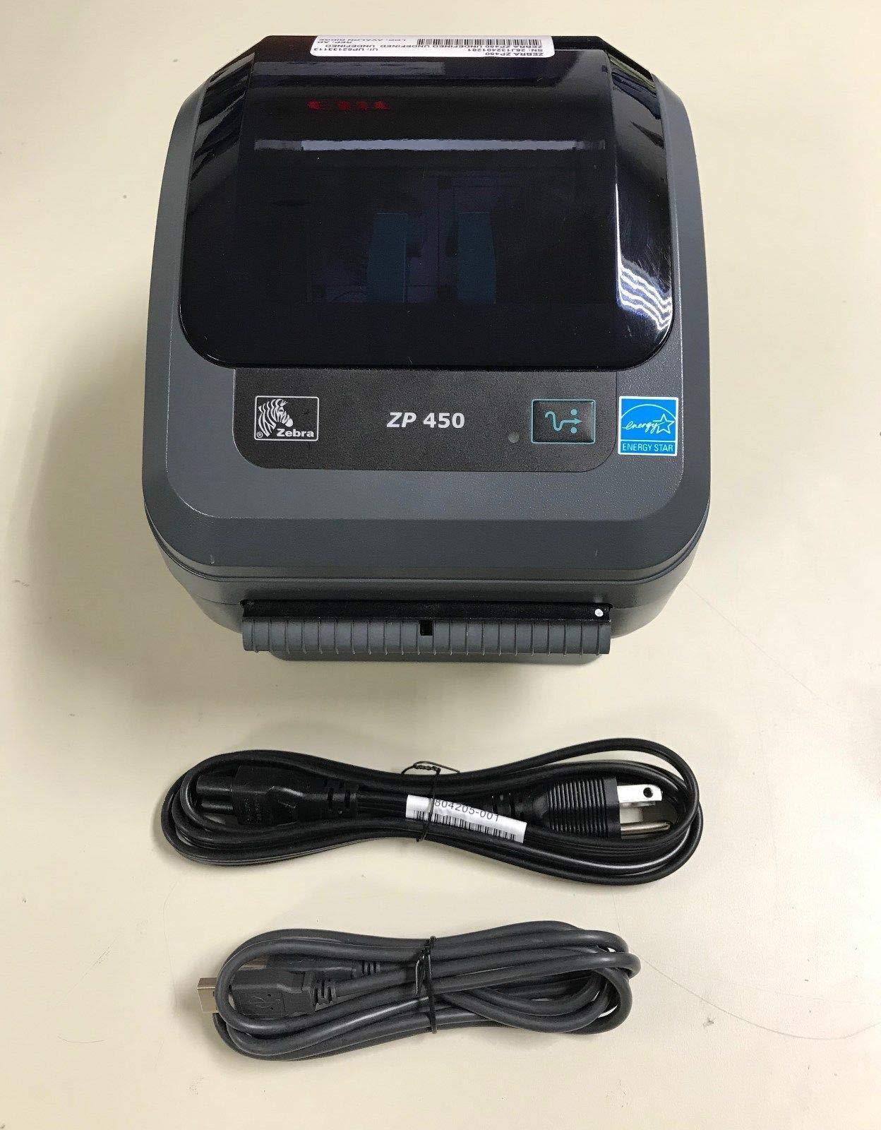 Zebra ZP 450 Label Thermal Bar Code Printer Zp450-0501-0006a