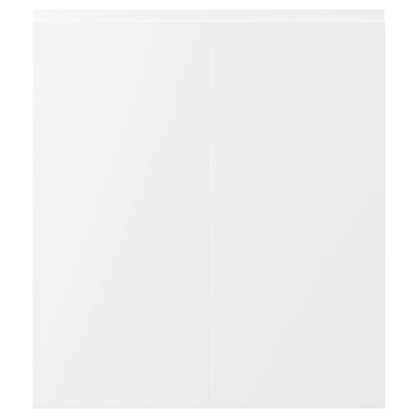 IKEA - VOXTORP 2-P door/corner Base Cabinet Set, Left-Handed Matt White, 13x30 30273334