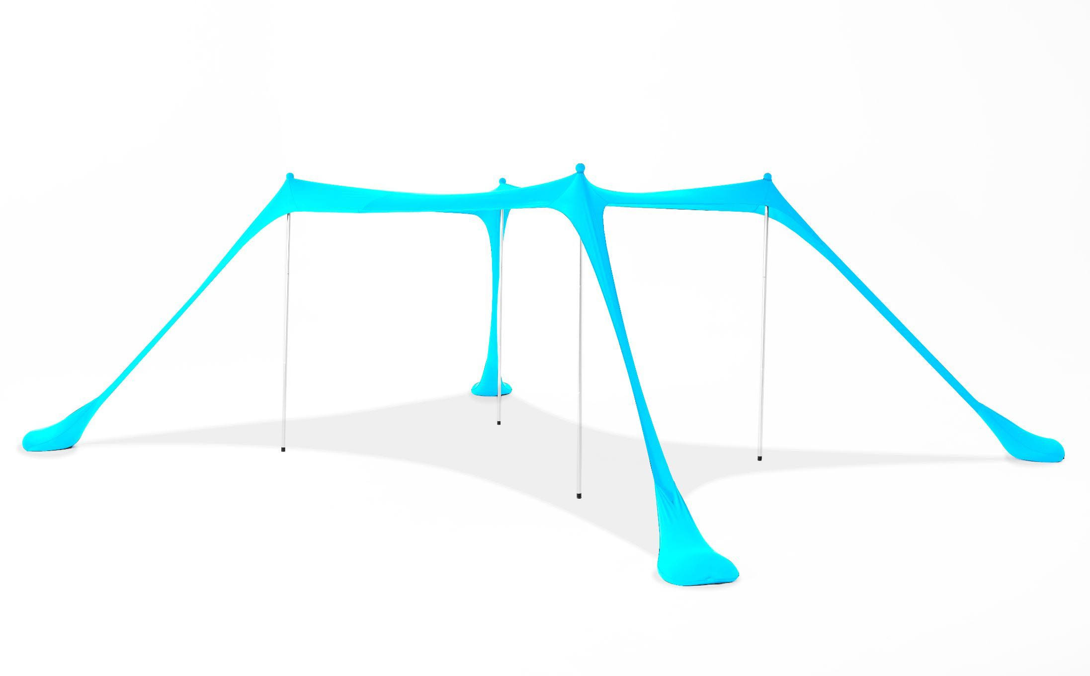 8 Man Turquoise Beach Tent | Beach Canopy | Sun Ninja