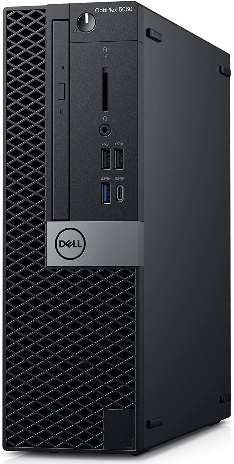 Dell Optiplex 5060 SFF Desktop Computer PC, Core i5-8500 3.0 GHz up to 4.10 GHz, 32GB Ram, 1TB SSD, Keyboard, Mouse, DP, Windows 10 Pro, Black (Renewed)