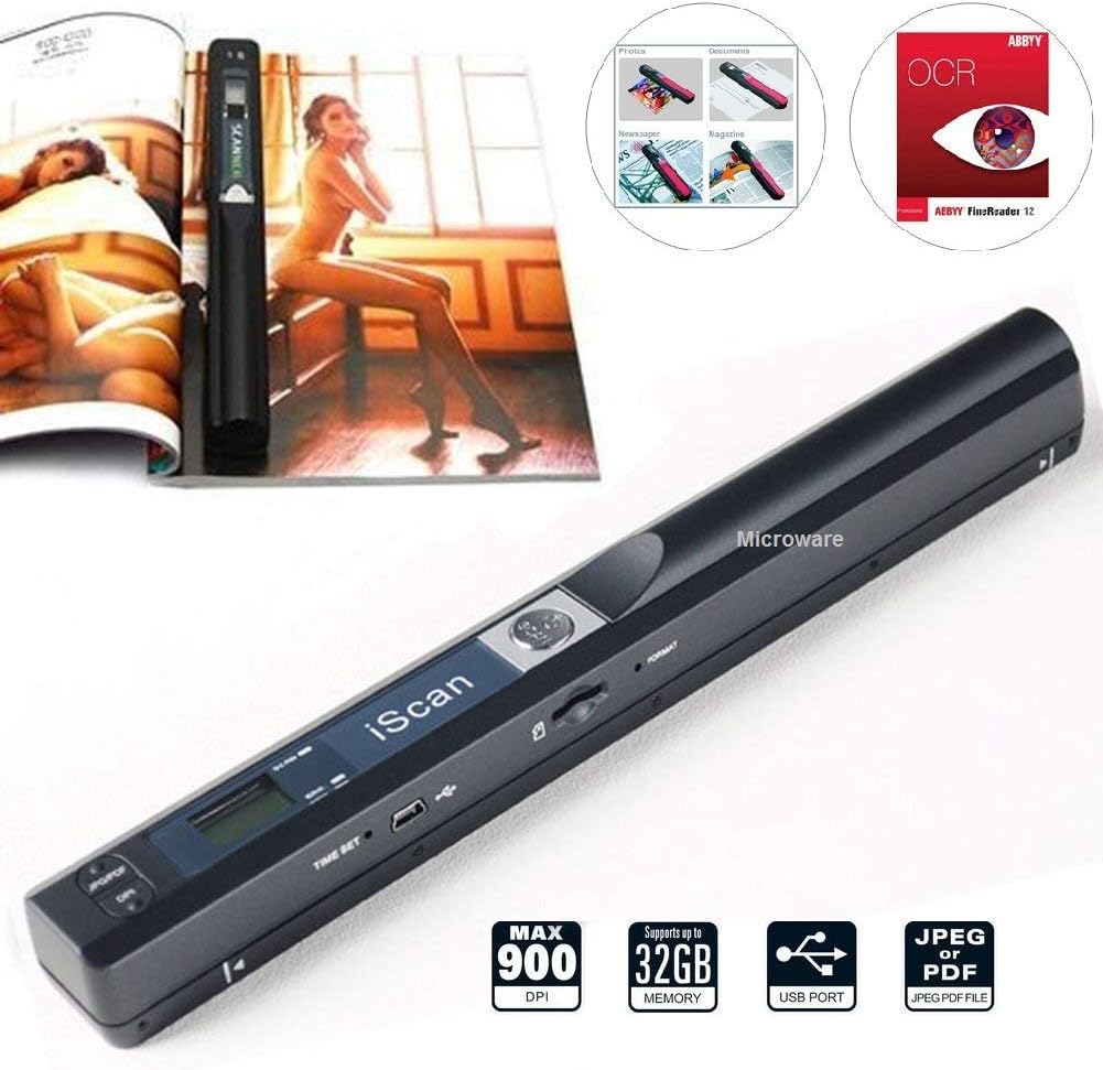 DIGITNOW 22MP All-in-1 Film & Slide Scanner, Converts 35mm 135 110 126 and Super 8 Films/Slides/Negatives to Digital JPG Photos, Built-in 128MB Memory, 2.4 LCD Screen Loetad Hand-Held Scanner