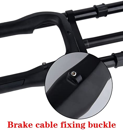 ZECHAO Snow Bike Fat Fork 1-1/8" Mountain Air Suspension Fork Double Shoulder 160mm Travel QR E-Bike Front Fork 26x4.0 Disc Brake Beach
