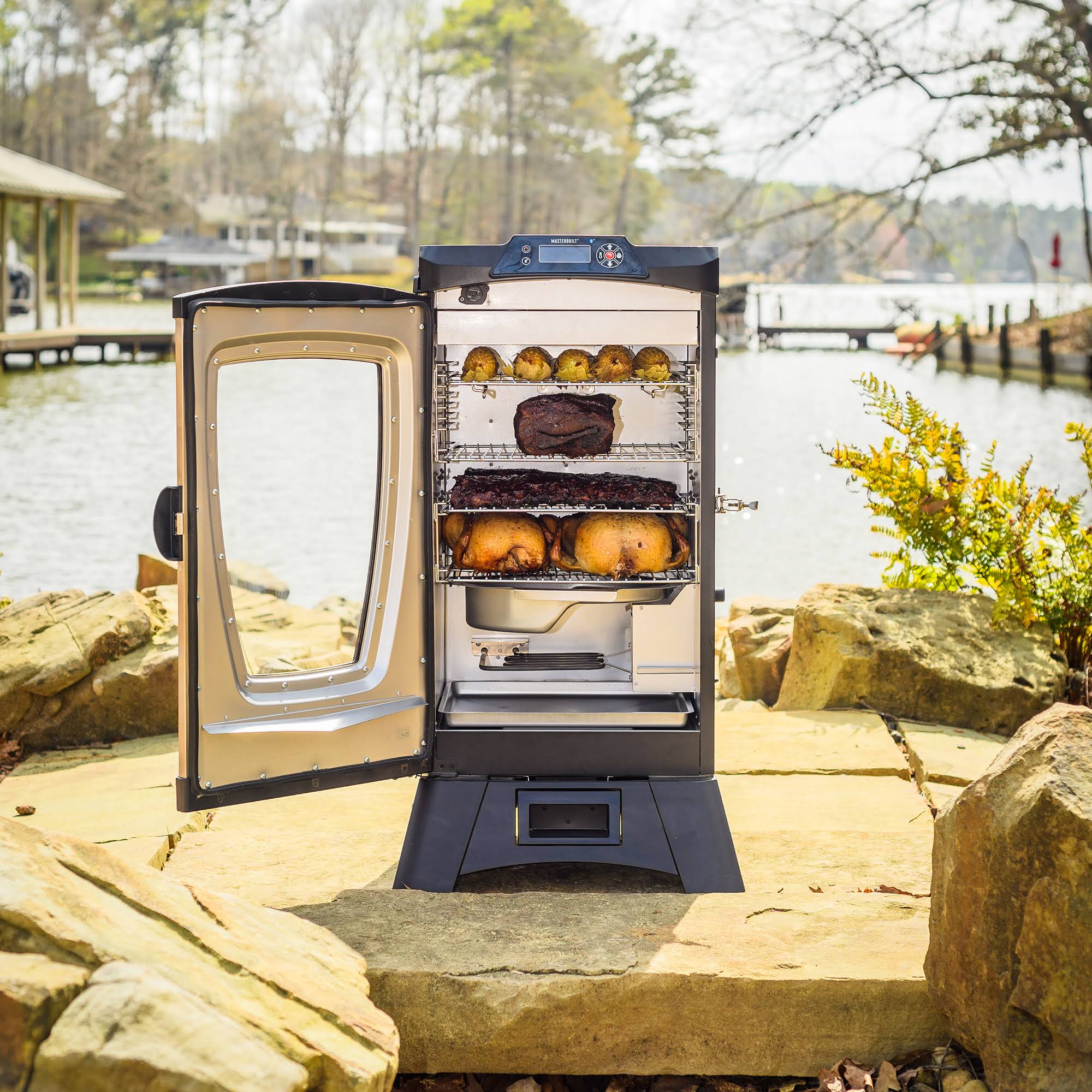Masterbuilt Mes 430S Bluetooth Digital Electric Smoker, 30x22