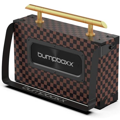 Bumpboxx Bluetooth Boombox Ultra Plus | Retro Boombox with Bluetooth Speaker | Includes Rechargeable Lithium Battery, Carrying Strap & Mic | Easy to Carry | NYC Graffiti