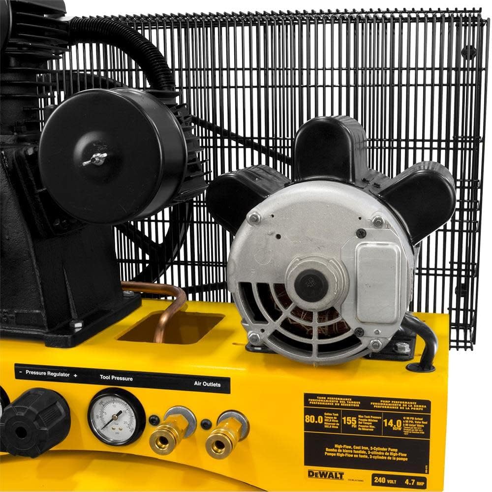 Dewalt DXCMLA4708065 4.7 HP 80 Gallon Oil-Lube Vertical Stationary Air Compressor