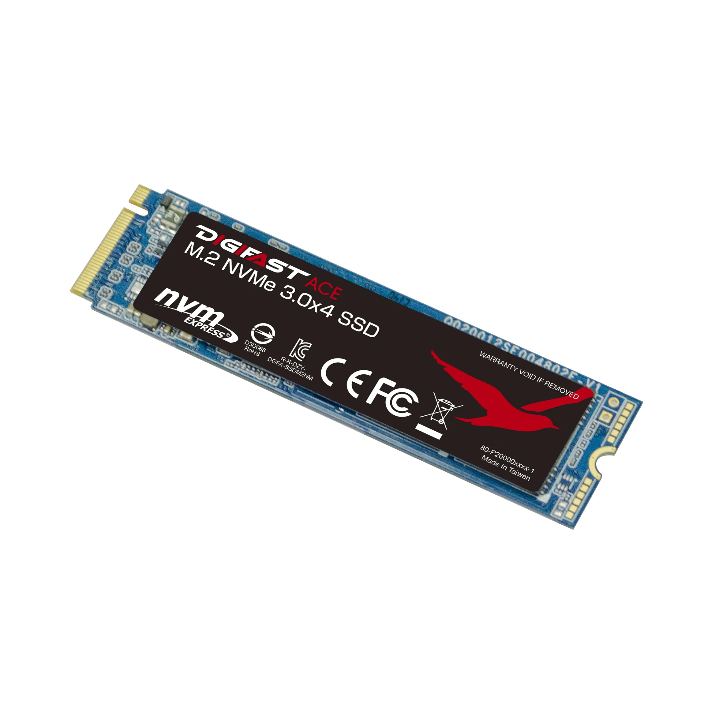 Digifast DGFA512M2L02 Ace 512 GB Gen3x4 PCIe M.2 2280 NVMe Solid State Drive
