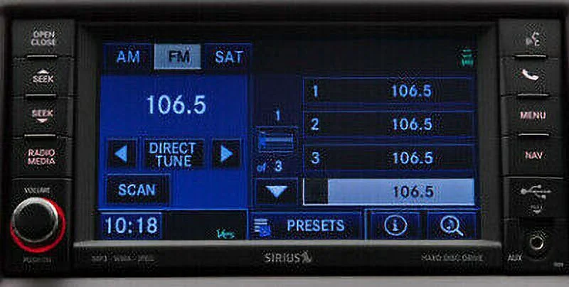 11 12 13 14 Chrysler 200 Radio CD Satellite Player P05064677AG RBZ