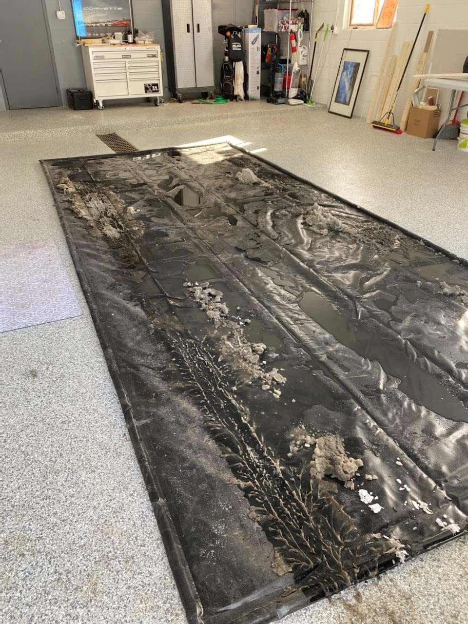 New Heavy Duty AutoFloorGuard XL Containment Mat 8'6" x 22'