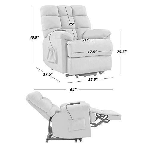 Domesis Cheraw Lift Recliner, Khaki