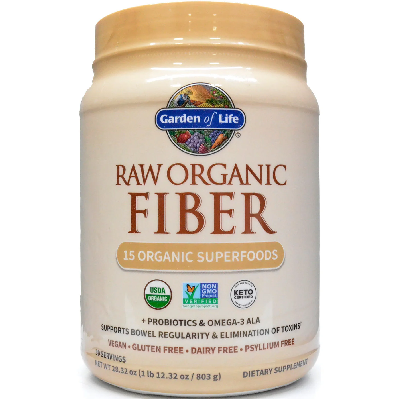 RAW Organic Fiber 803 g By Garden Of Life - Kansas Nuitrition - HNZSDS