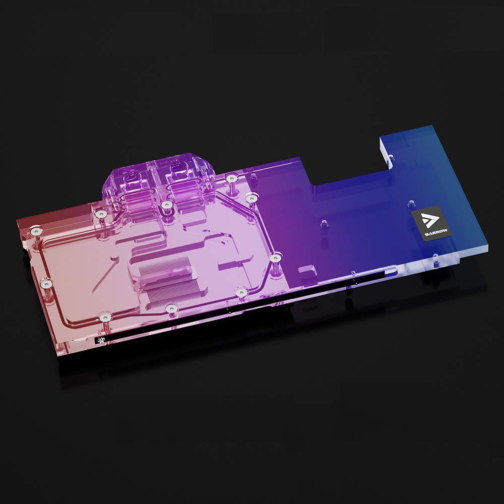Barrow Copper GPU Water Cooling Block GPU Waterblock Graphics Card Water Cooling Block for Colorful RTX3090 RTX3080 RTX3070 (for Colorful iGame RTX3090 RTX3080 Advanced Ultra)