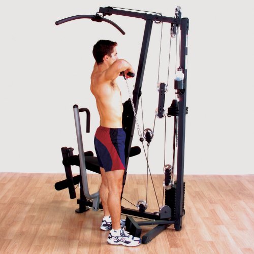 Body-Solid (G1S) Selectorized Weights Stack Home Gym Machine, Arm & Leg Strength Training