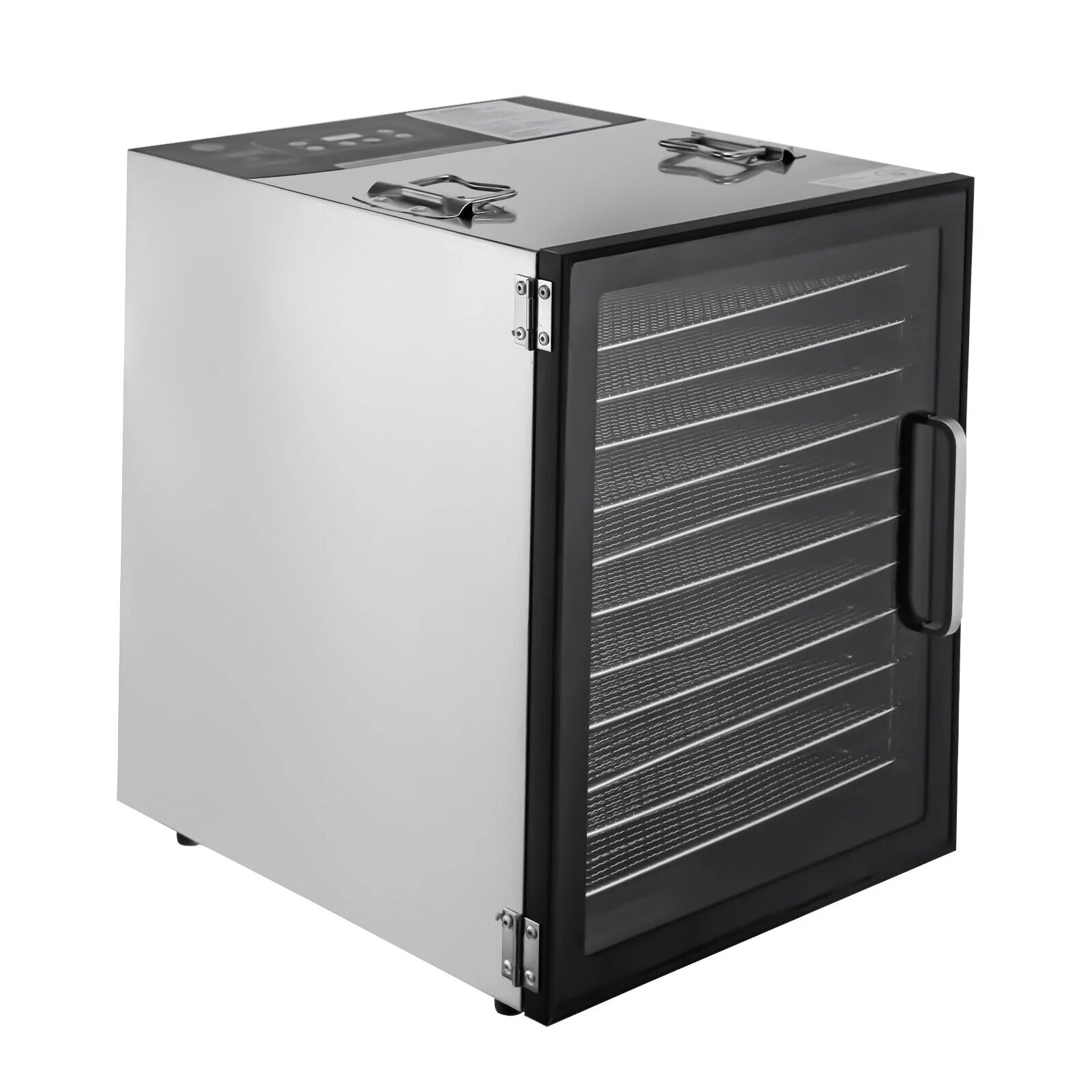 12-Tray Food Dehydrator Stainless Steel Meat Fruit/Vegetable Jerky Dryer Machine