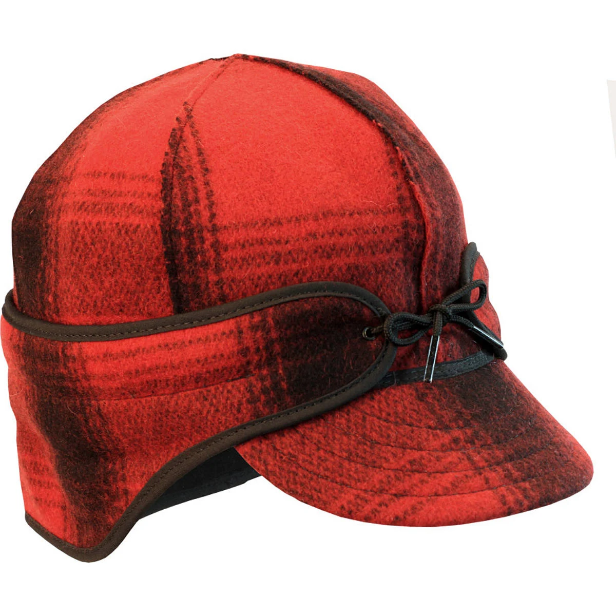 Stormy Kromer Rancher Cap (7 5/8 Red/Black Plaid)