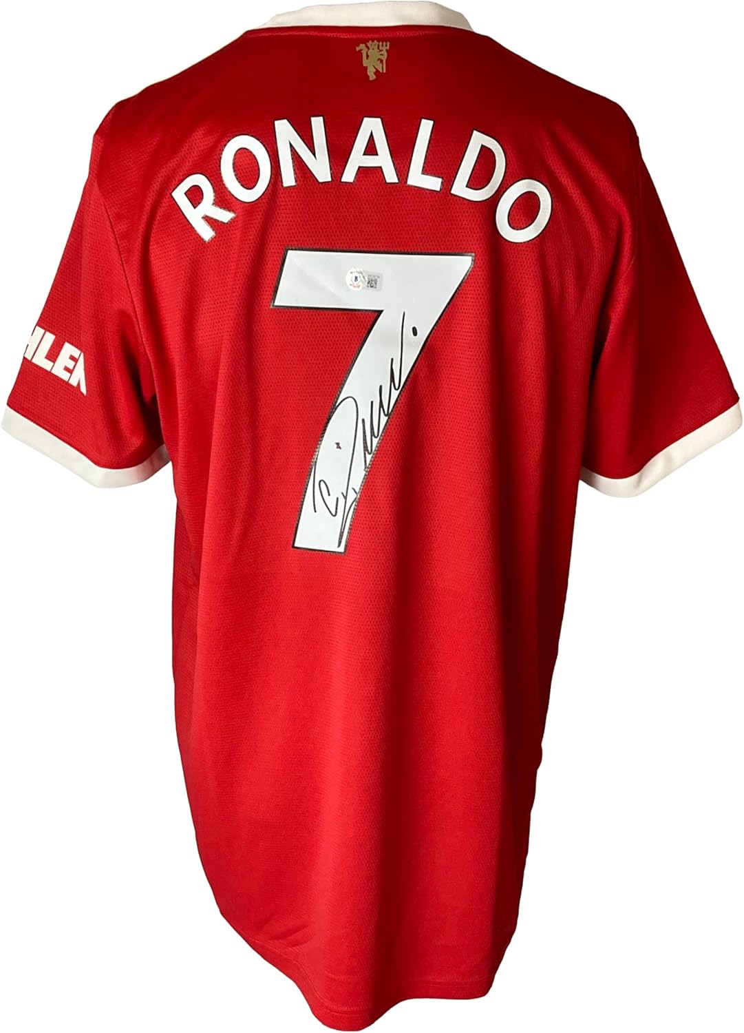 Cristiano Ronaldo Signed Manchester Soccer Jersey BAS ITP