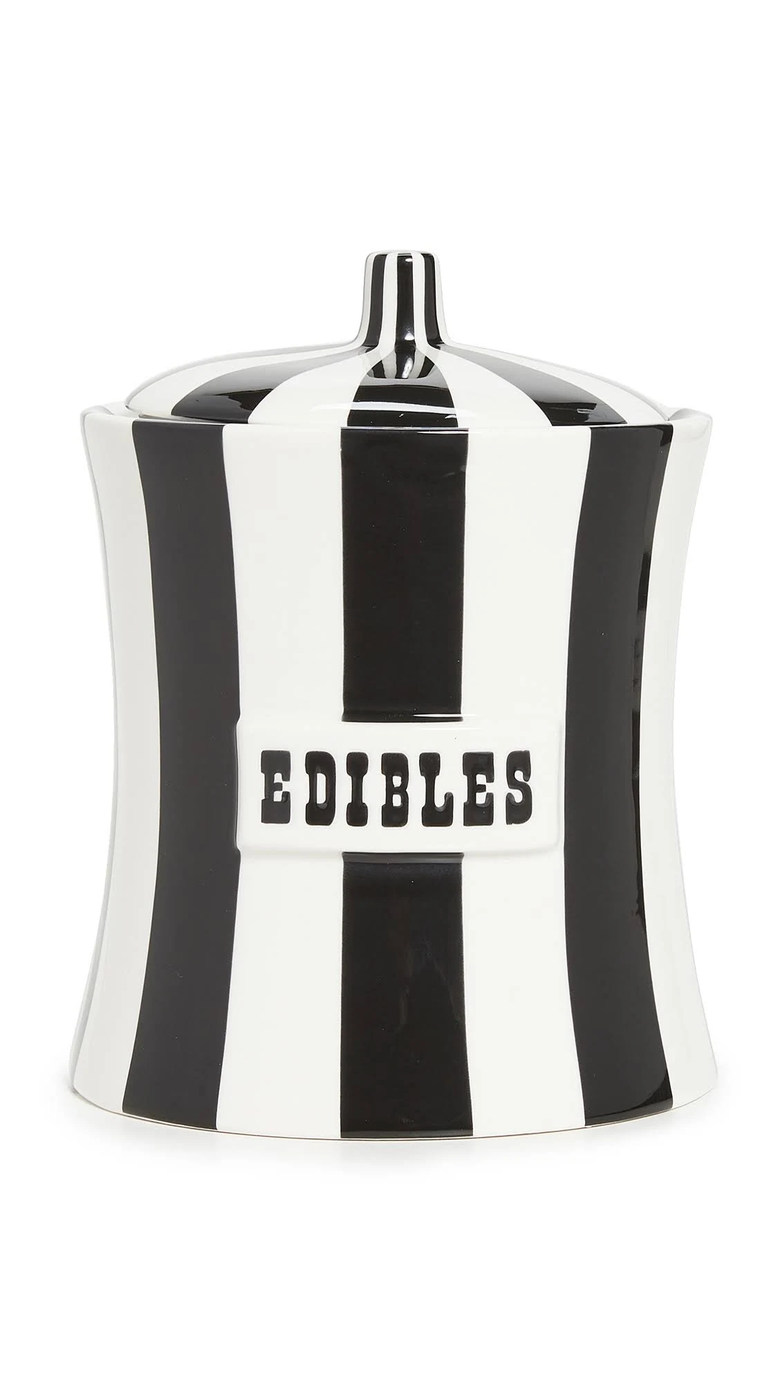 Jonathan Adler - Vice Canister - Edibles - Black/White