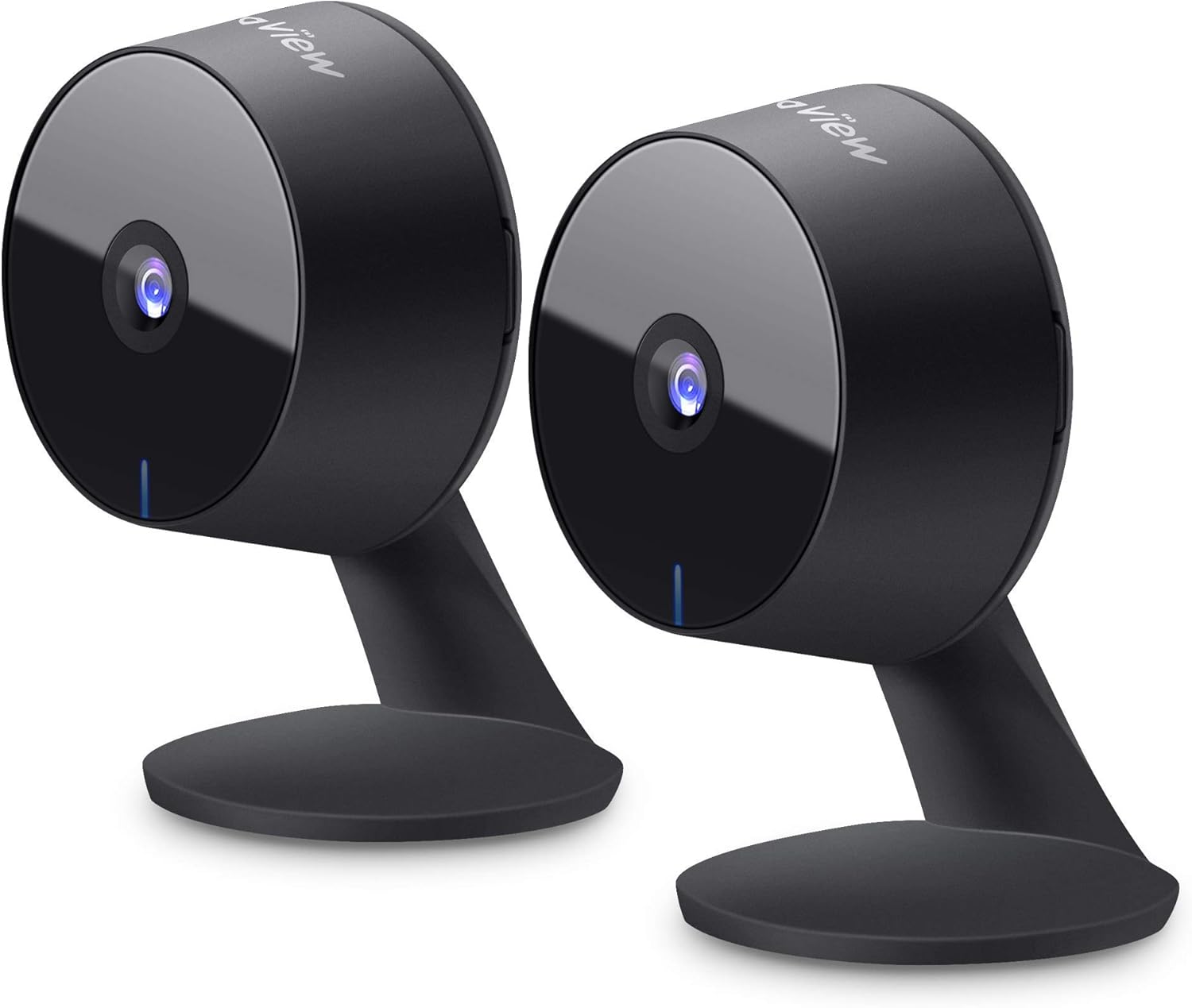Laview Home Security Camera HD 1080P(2 Pack) Motion Detection,Include 2 SD Cards,Two-Way Audio,Night Vision,WiFi Indoor Surveillance for Baby/pet,Alexa and Google,Cloud Service (US Server) Pack of 2