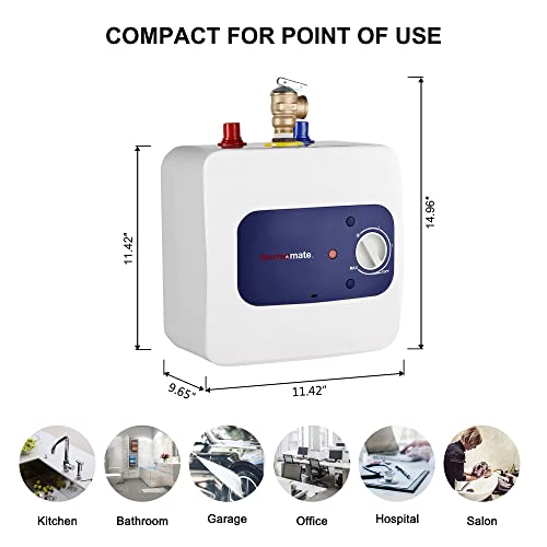 thermomate mini water heater for Point of Use On Demand Instant Hot Water Heater for Sink Wall Mounted