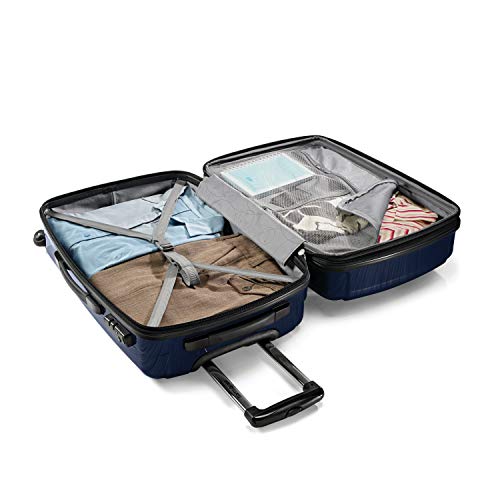 Samsonite Winfield 2 Hardside Expandable Luggage with Spinner Wheels, Brushed Anthracite, Checked-Large 28-Inch
