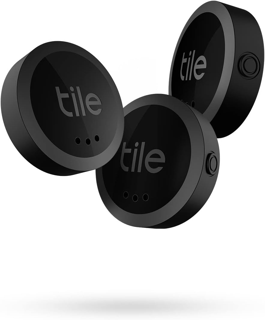 Tile Sticker (2022) 2-Pack. Small Bluetooth Tracker, Remote Finder and Item Locator, Pets and More; Up to 250 ft. Range. Water-Resistant. Phone Finder. iOS and Android Compatible.