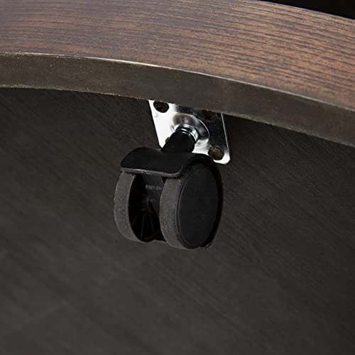 Signature Design by Ashley Ranoka Contemporary Round 42" Coffee Table, Metallic & Goldtone Finish