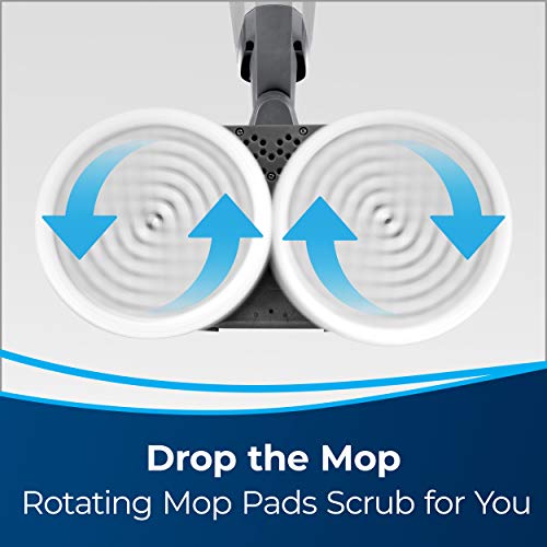 Bissell® SpinWave Hard Floor Expert Corded Spin Mop Cleaner with Washable mop Pads for Sealed Hard Floors, 20393