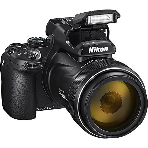 Nikon COOLPIX P950 16MP 83x Optical Zoom Digital Camera (26532) Deluxe Bundle Kit -Includes- Sandisk 64GB SD Card + Large Camera Bag + Filter Kit + Spare Battery + Telephoto Lens + More