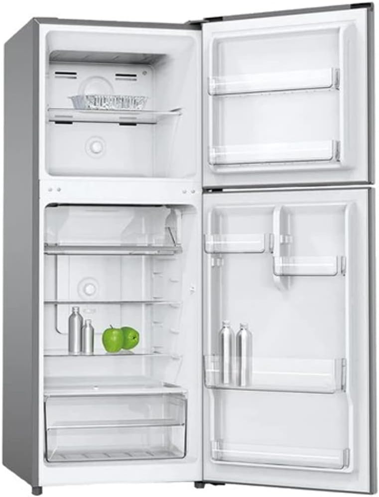Avanti FF7B3S FF7B Apartment Size Refridgerator, Compact Fridge with Top Freezer with Temperature Control and Adjustable Shelves and Crisper Drawer, 7.0 cu.ft, Stainless Steel, 7 cu. ft