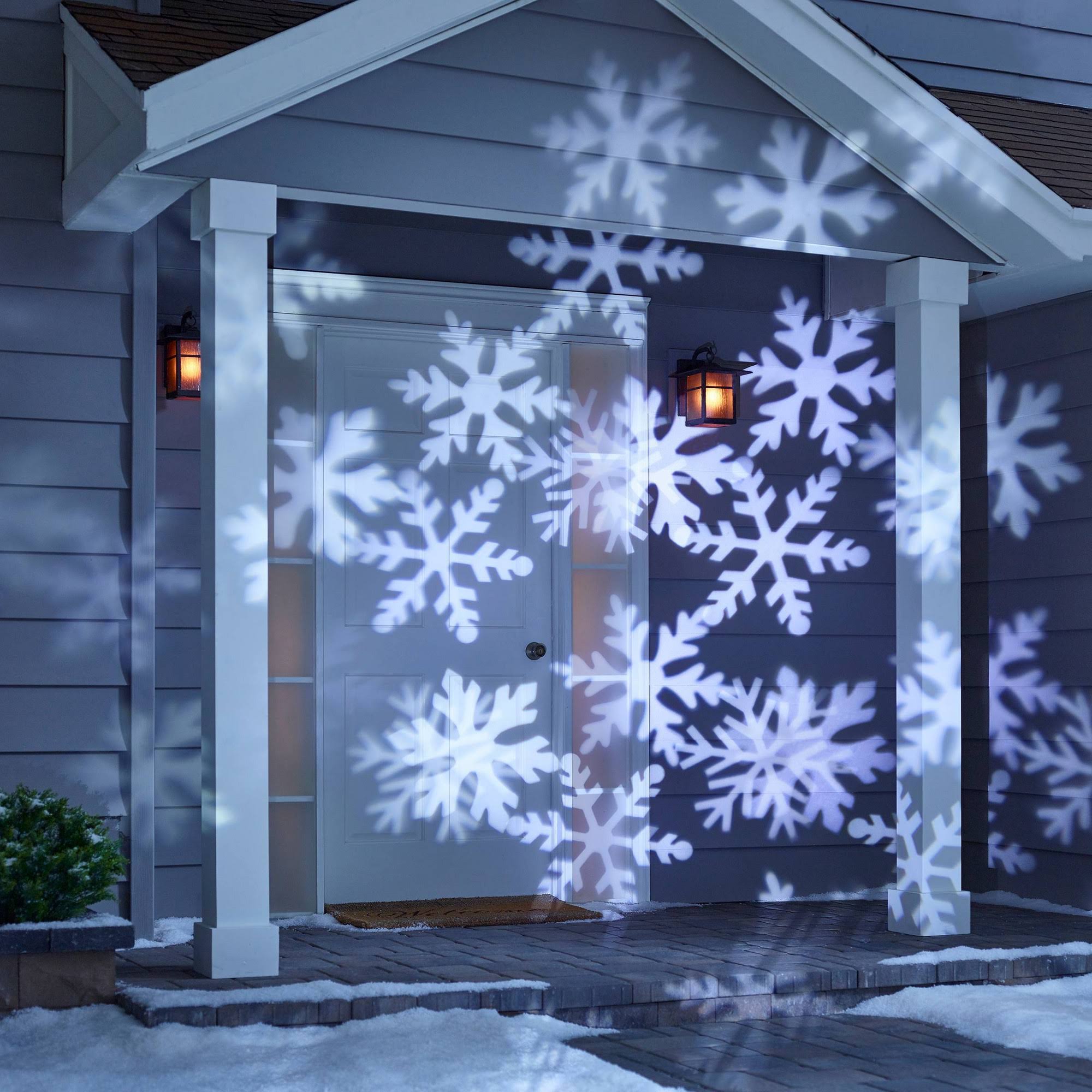 Philips Christmas LED Motion Projector Snowflake Patterns Cool White
