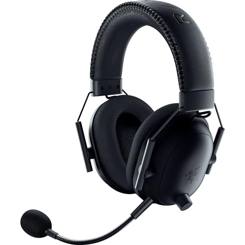 Razer BlackShark V2 Pro Wireless Xbox Gaming Headset: 50mm Drivers - Super Wideband Mic - Noise Isolating Earcups - for Xbox, PS5, Nintendo Switch 2, PC, Mac - Bluetooth, USB-C - 70hr Battery - Black