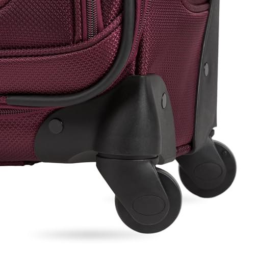 SwissGear Sion Softside Expandable Luggage, Black, Checked-Large 29-Inch