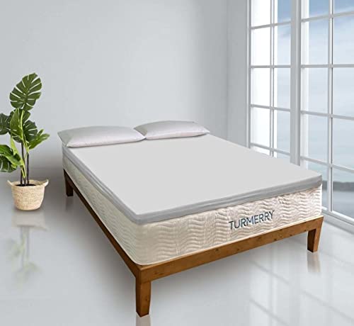 7 Zone Green Natural Organic Latex Mattress Topper King Size - 3 inch - Soft Plush Pillow Top - GOLS Certified Latex Foam Bed Pad for Side Sleepers Zonal Support Durable and Breathable