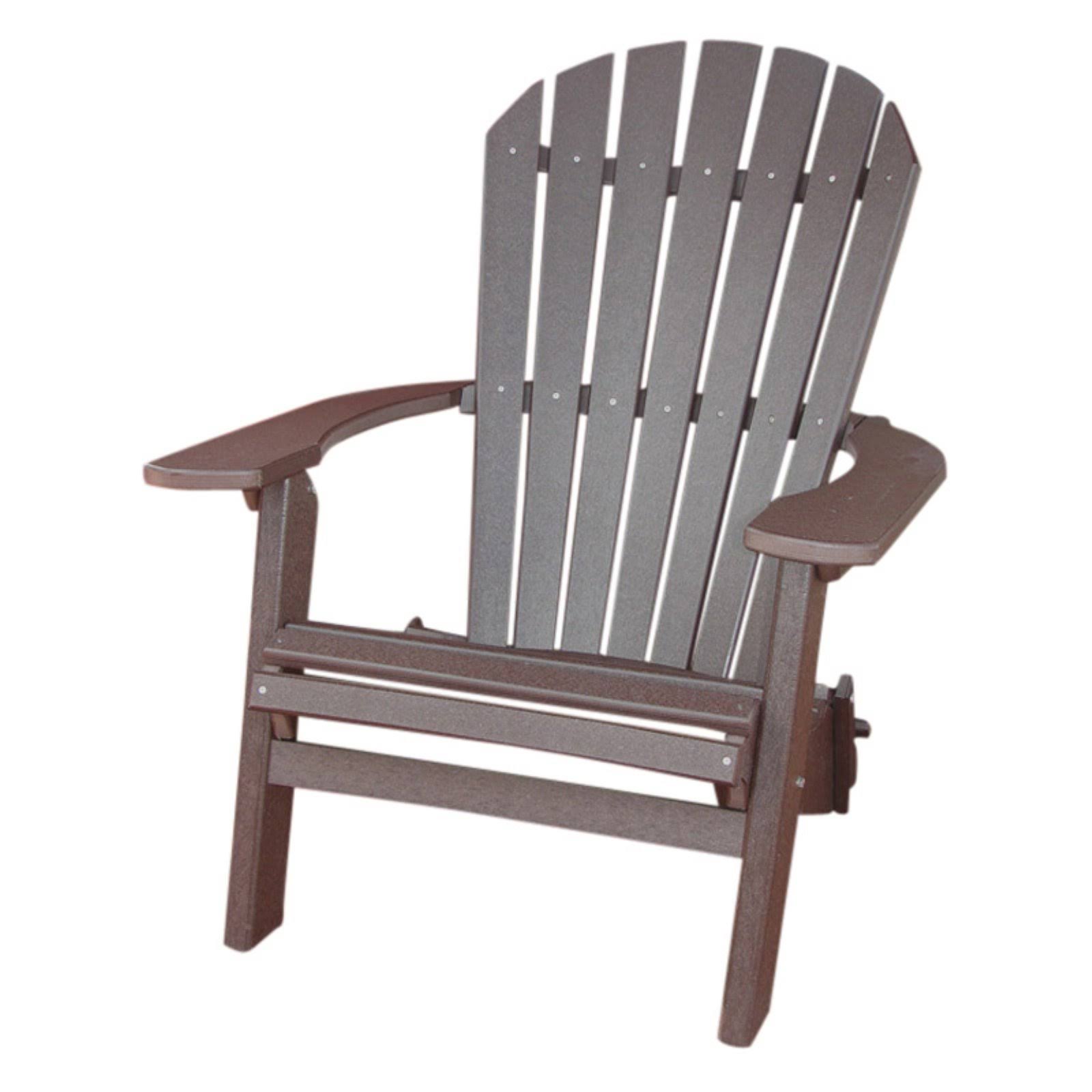 Phat Tommy Deluxe Folding Recycled Poly Adirondack Chair