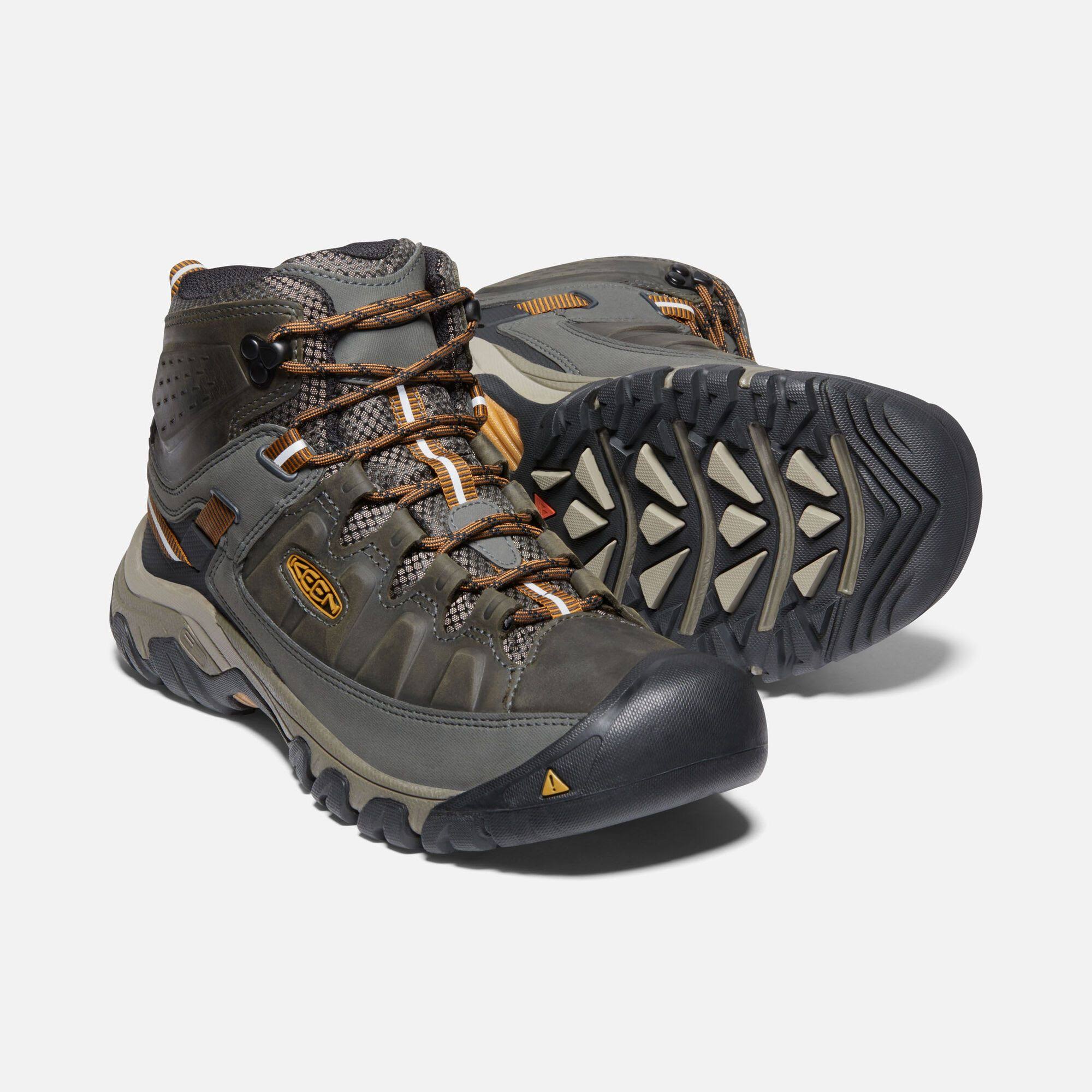 Keen Men&s Targhee III Waterproof Mid, Black Olive / 10.5