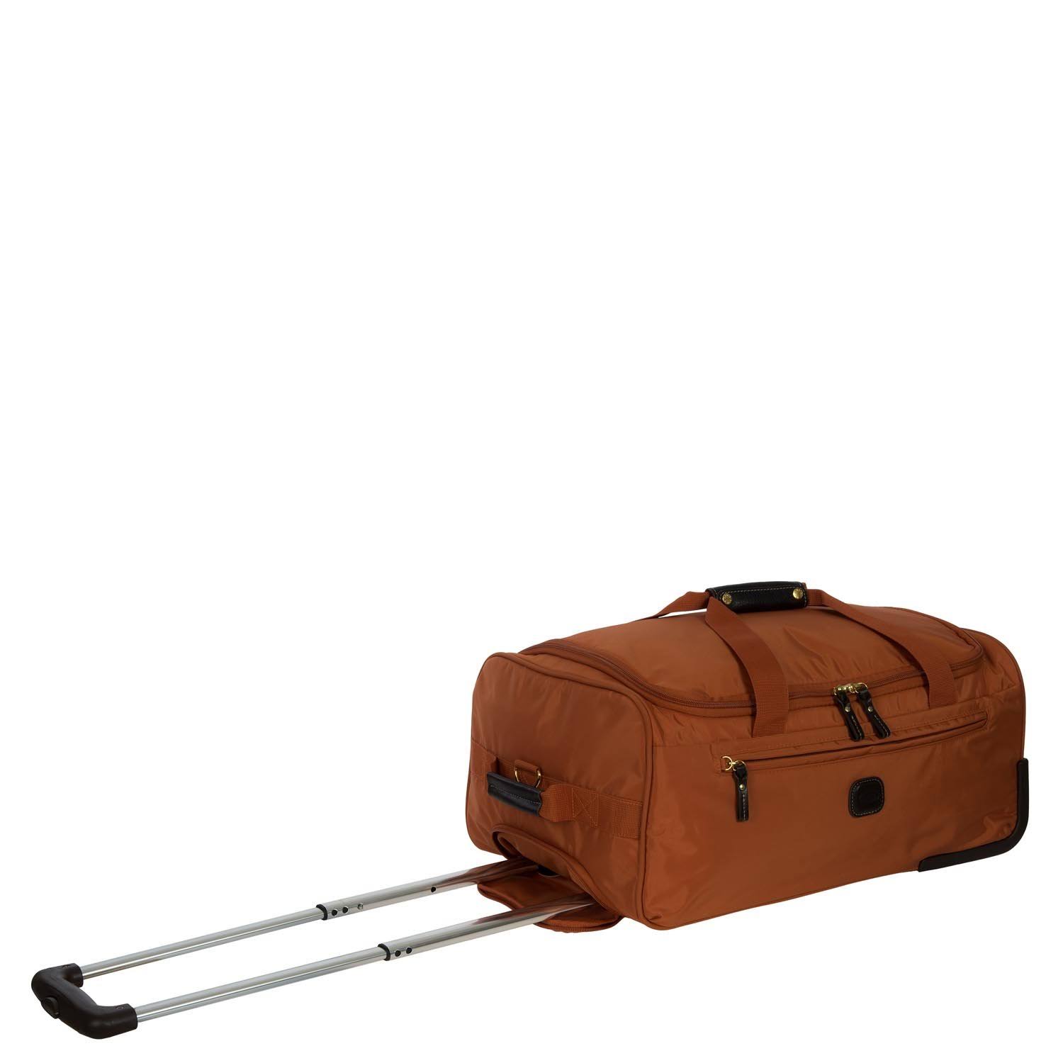 Bric&s Luggage X-Bag 21-Inch Carry-On Rolling Duffel (Tangerine)