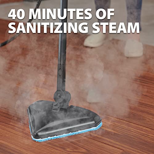 Wagner Spraytech 0282014 915e On-Demand Steam Cleaner & Wallpaper Removal, Multipurpose Power Steamer, 18 Attachments Included (Some Pieces Included in Storage Compartment) For Floor