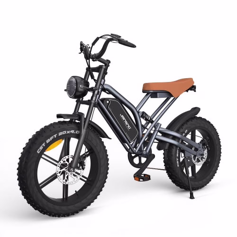 Electric Bike 20" x 4.0 Electric Bike for Adults with 750W Brushless Motor, Long-Lasting 48V 14Ah Removable Battery