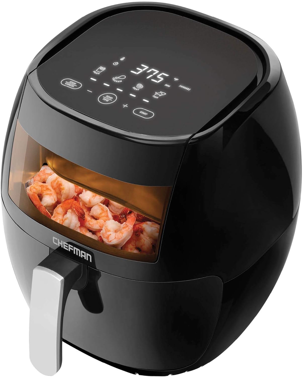 CHEFMAN Multifunctional Digital Air Fryer+ Rotisserie, Dehydrator & TurboFry Touch 8 Quart Air Fryer w/XL Viewing Window & Advanced Digital Display