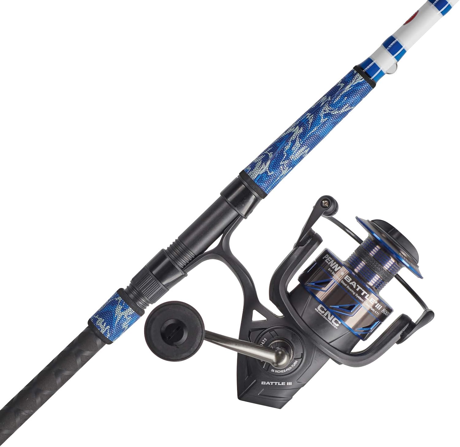 Penn Battle III Spinning Reel and Fishing Rod Combo