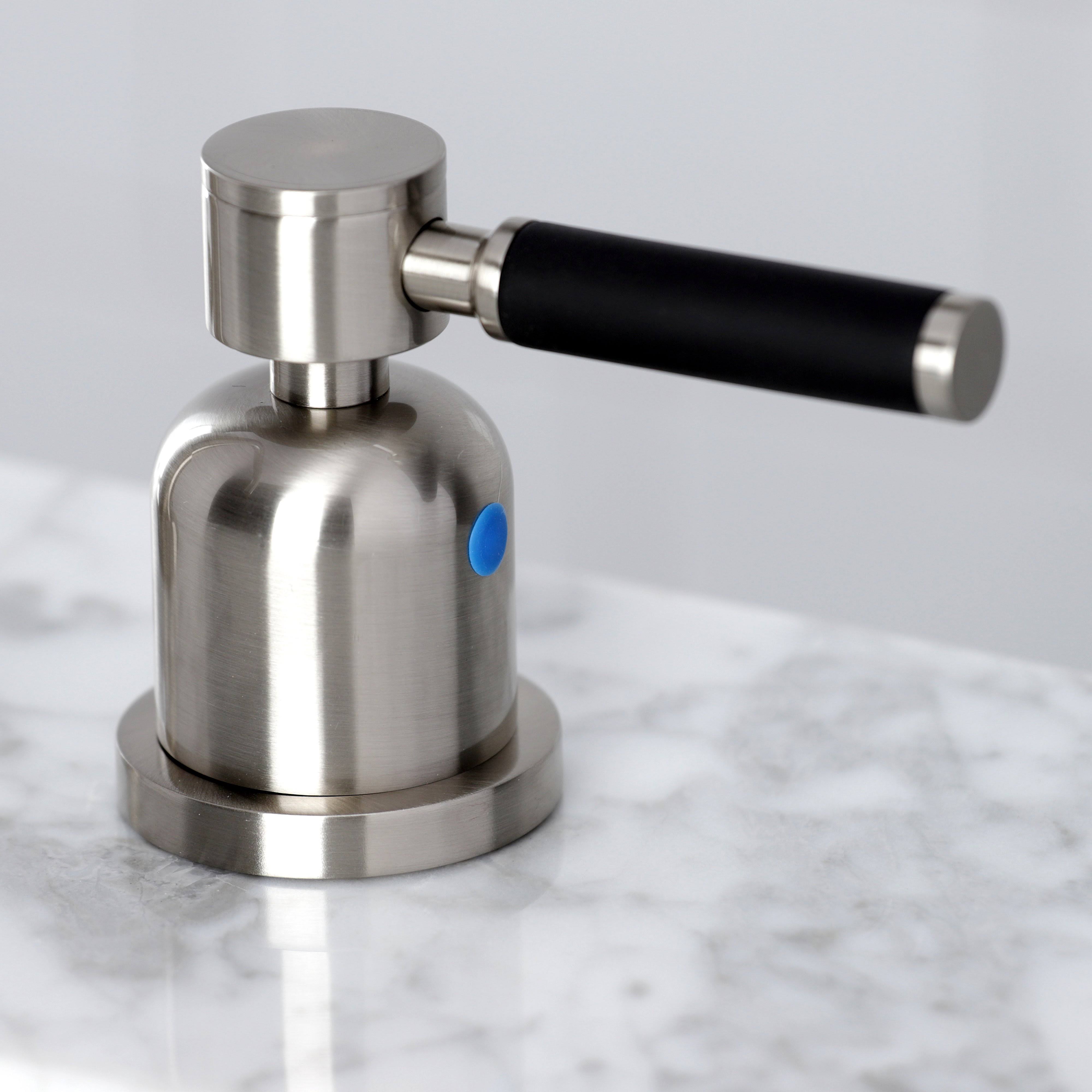 Kingston Brass FSC8958DKL 8x22 Widespread Bathroom Faucet, Brushed Nickel