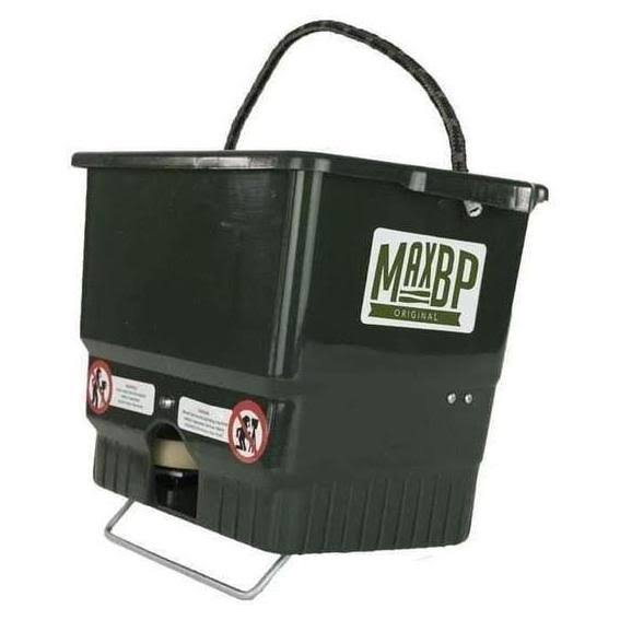 MaxBP Original Baseball and Softball Pitching Machine with 48 Wiffle Balls, Fastballs u0026 curveballs, 4