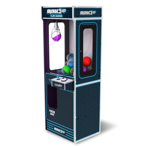 Arcade1Up Full-Size Claw Machine - Light-Up Marquee, Customizable - Perfect for Stuffed Animals, Plushies, Toys - Ultimate Arcade Game Room & Party Entertainment