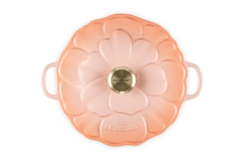 Le Creuset Signature Enameled Cast Iron Petal Braiser, 2.25qt., Coastal Blue