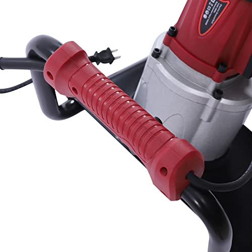 Post Hole Digger, 1500W Electric Post Hole Auger Earth Auger Digging Drill Digging Machine with 4" Digging Auger Bit and Extension Bar Set for Planting, Trenching in Garden