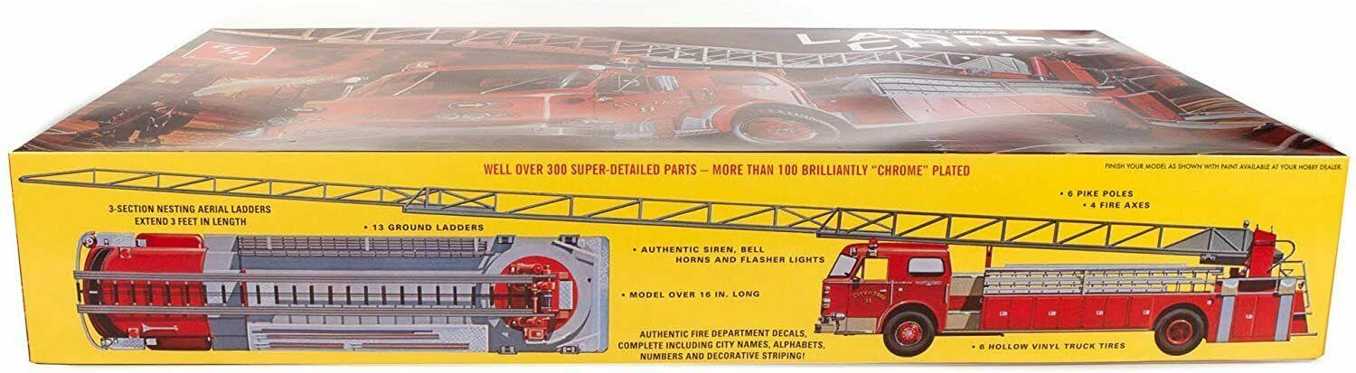 Skill 3 Model Kit American LaFrance Ladder Chief Fire Truck 1/25 Scale Model by AMT