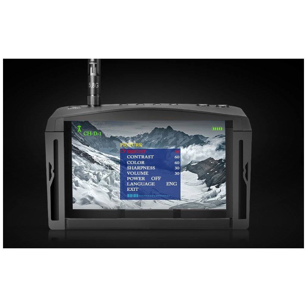 Eachine 5 Inches 800x480 FPV Goggles 5.8G 40CH Raceband Auto-Searching Build in Battery EV800