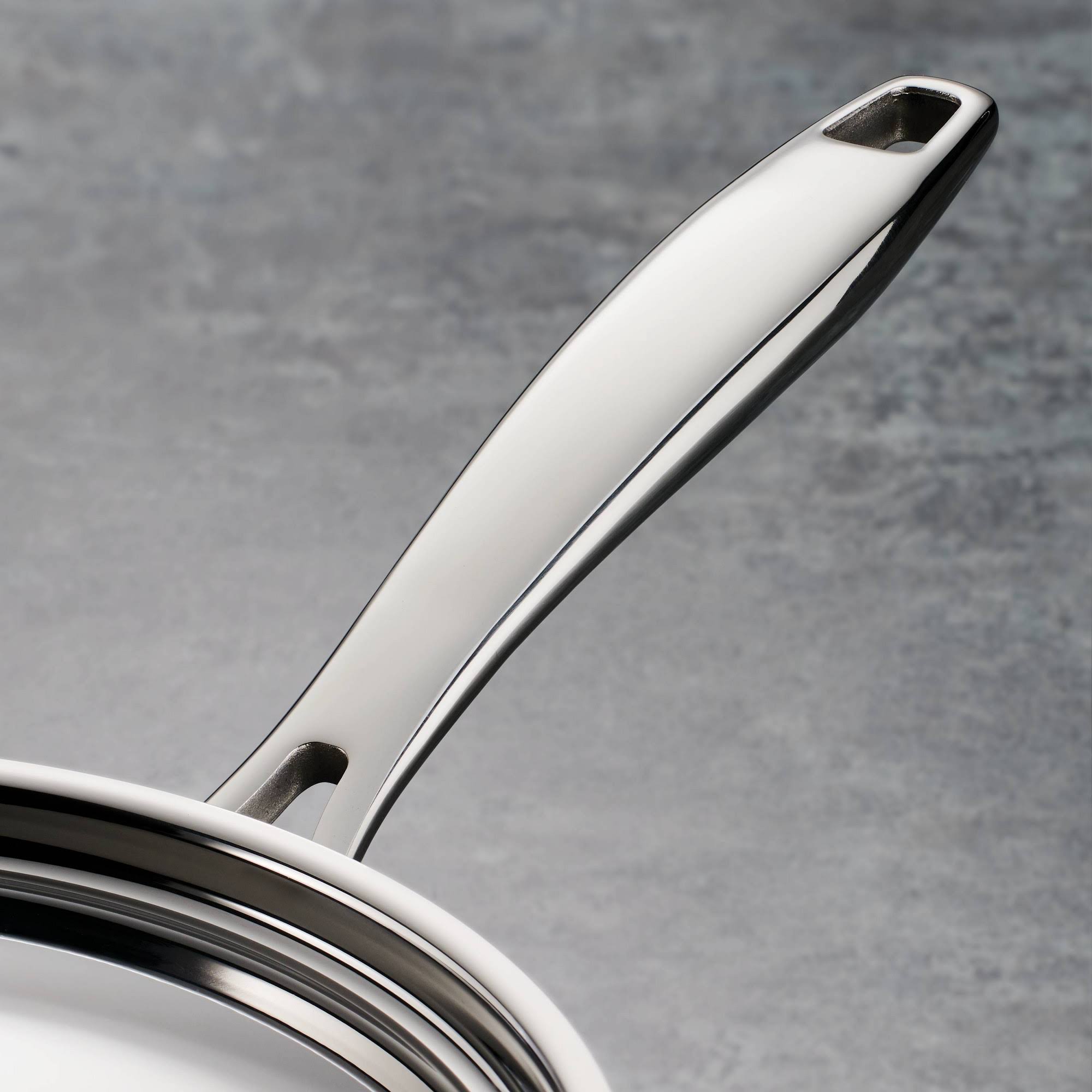 Tramontina Gourmet Tri-Ply Clad 3-Quart Covered Deep Saute Pan