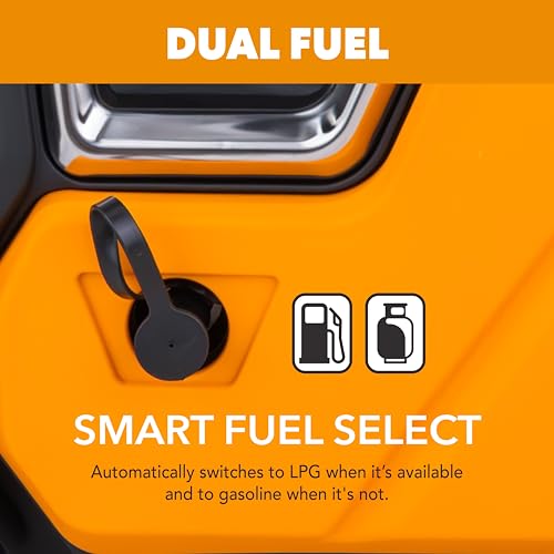 Pulsar 9500 Watt Tri Fuel Portable Inverter Generator, Remote Electric Start, CO Sensor, Parallel Capable, Super Quiet, Use for RV, Camping, Outdoor & Home, Gasoline, Propane, Natural Gas, NED95TiSRCO